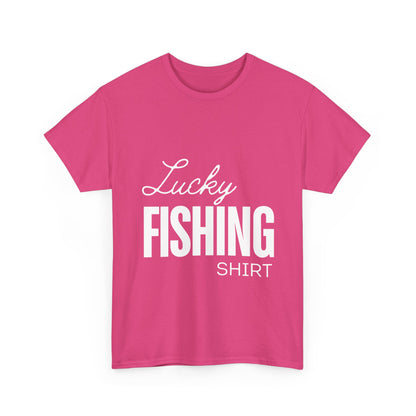 "Lucky fishing shirt" Unisex Cotton Tee