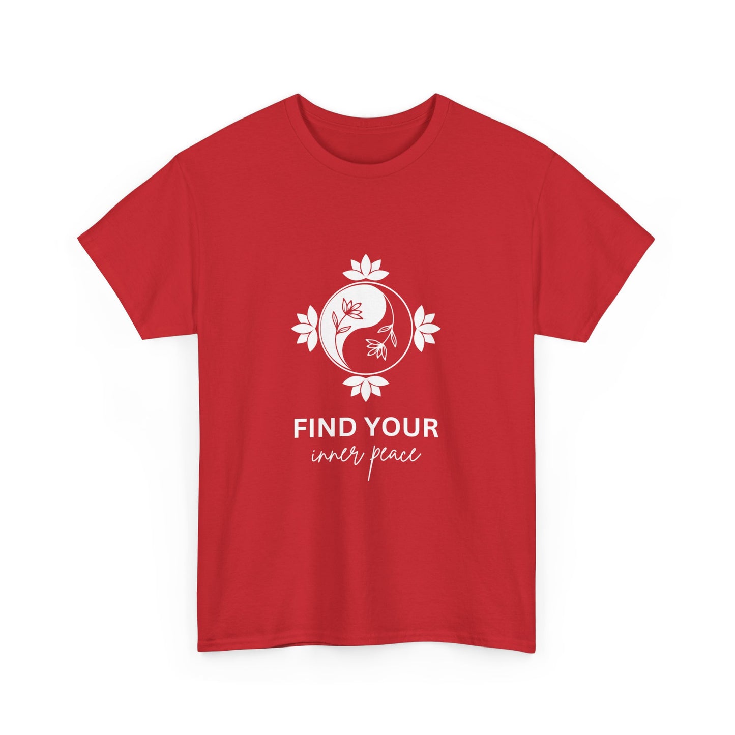 "Find your inner peace" Unisex Cotton Tee