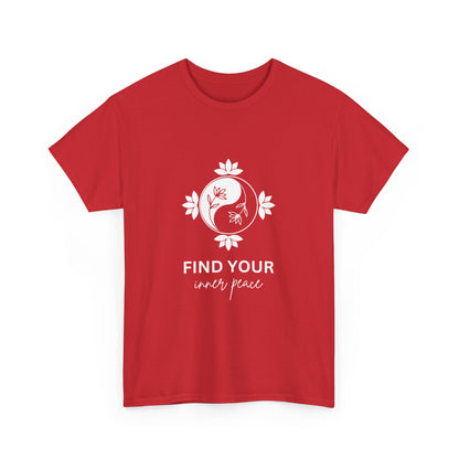 "Find your inner peace" Unisex Cotton Tee