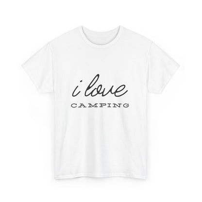 "I love camping" Unisex Cotton Tee