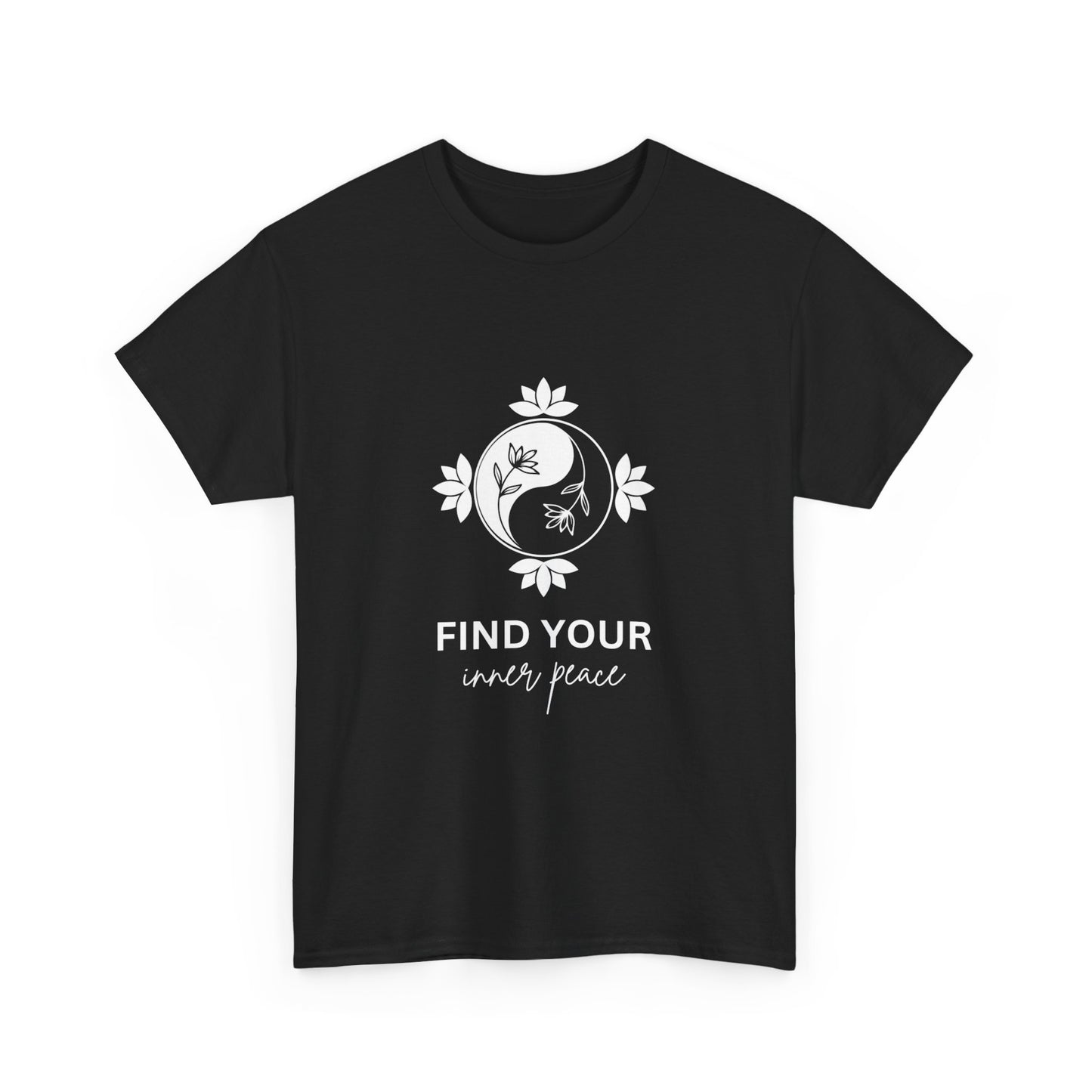 "Find your inner peace" Unisex Cotton Tee