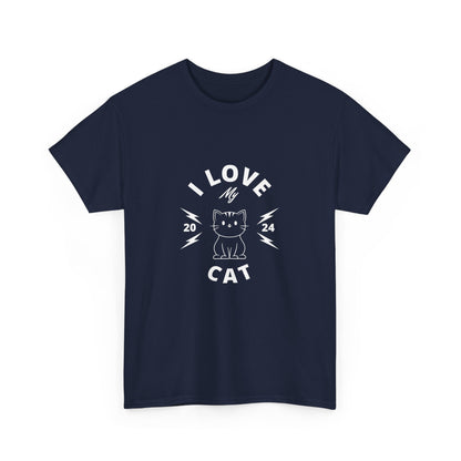 "I love my Cat" Unisex Cotton Tee