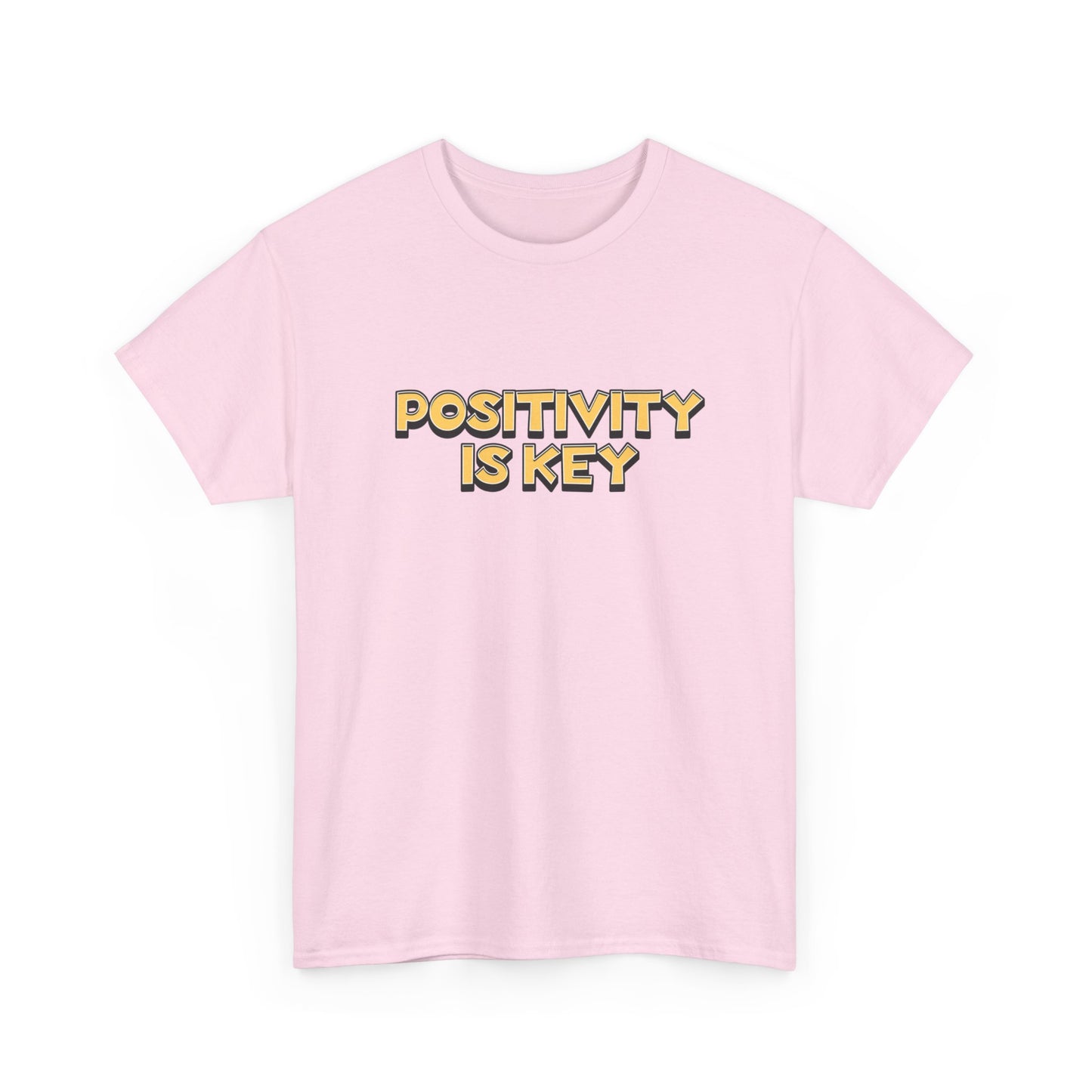 "Positivity is key" Unisex Cotton Tee