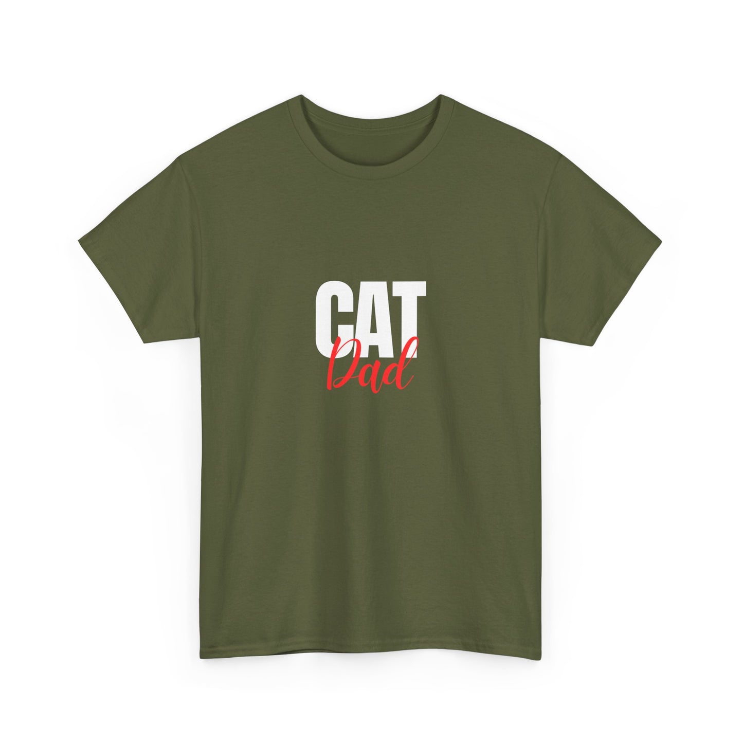 "Cat dad" Unisex Cotton Tee