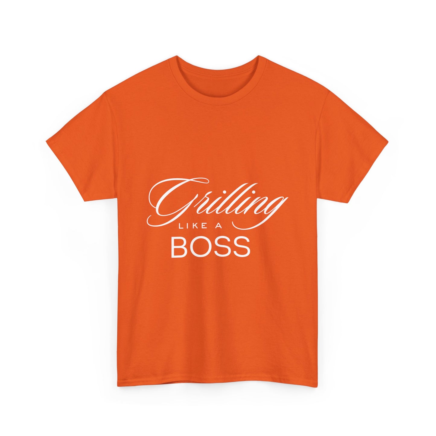 "Grilling like a boss." Unisex Cotton Tee