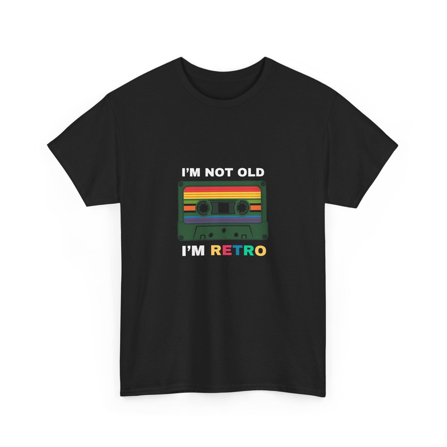 "I'm not old. I'm retro" Unisex Cotton Tee