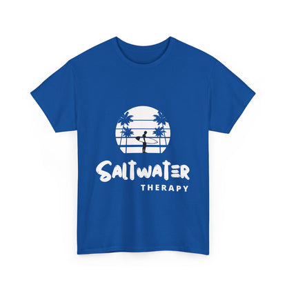 "Saltwater therapy. " Unisex Cotton Tee