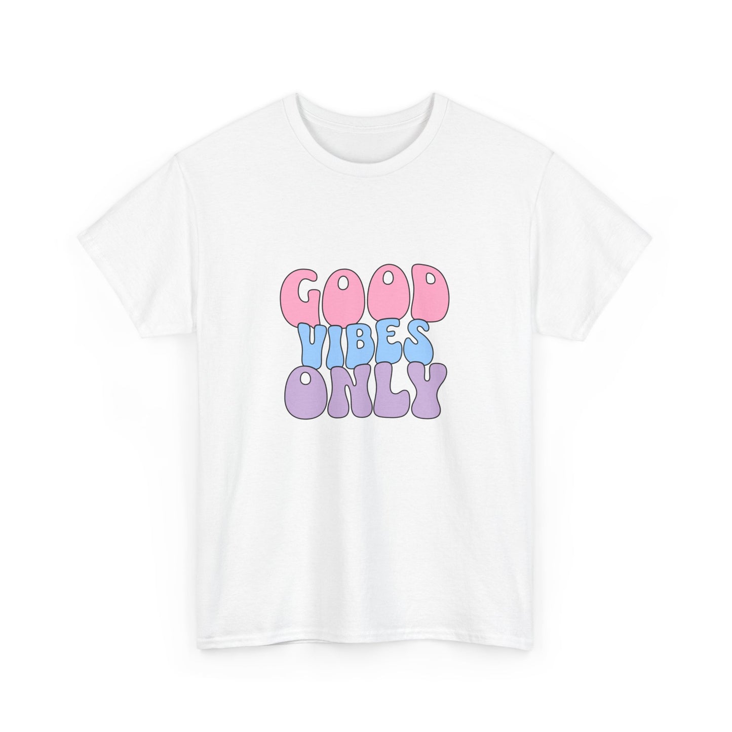 "Good vibes only" Unisex Cotton Tee