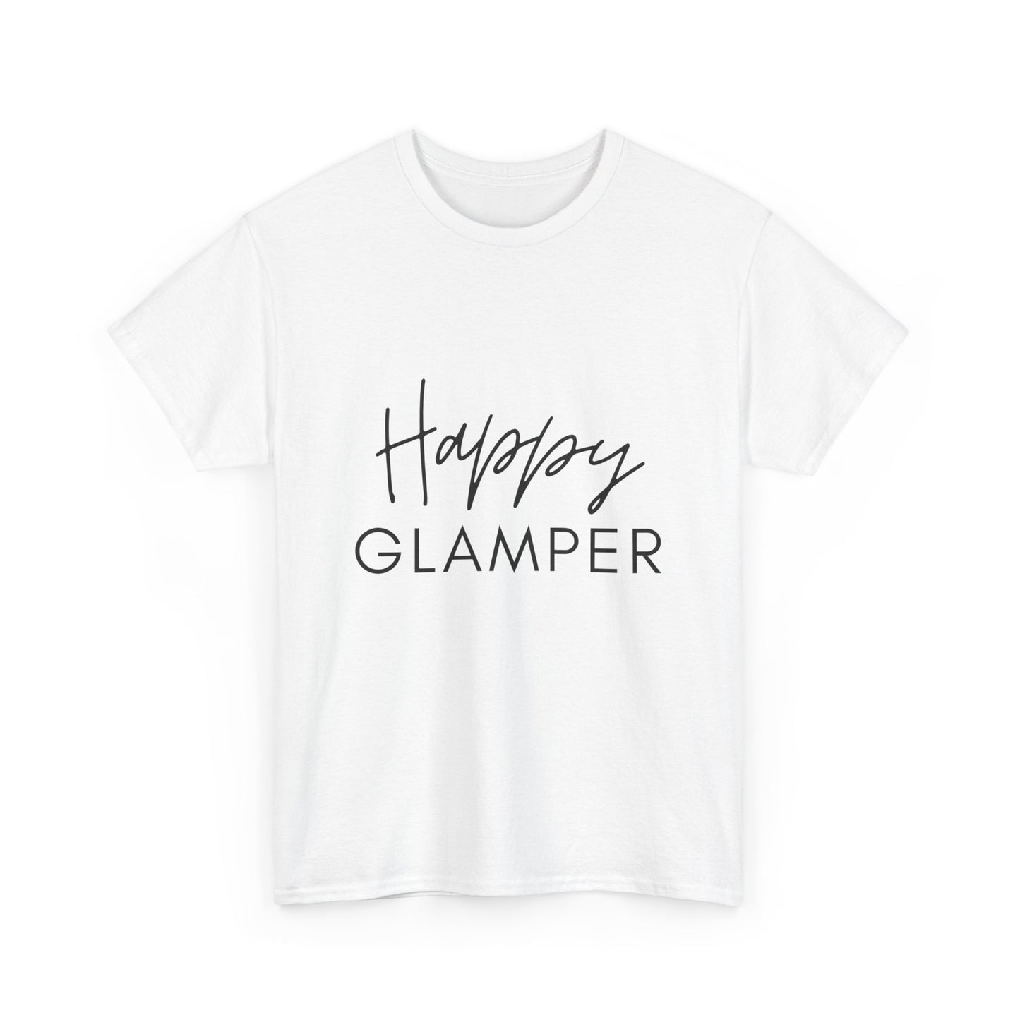 "Happy glamper" Unisex Cotton Tee