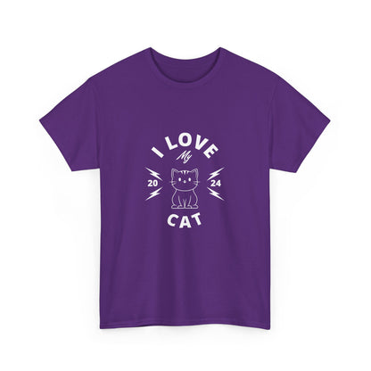 "I love my Cat" Unisex Cotton Tee