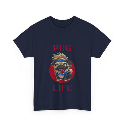 "Pug life" Unisex Cotton Tee