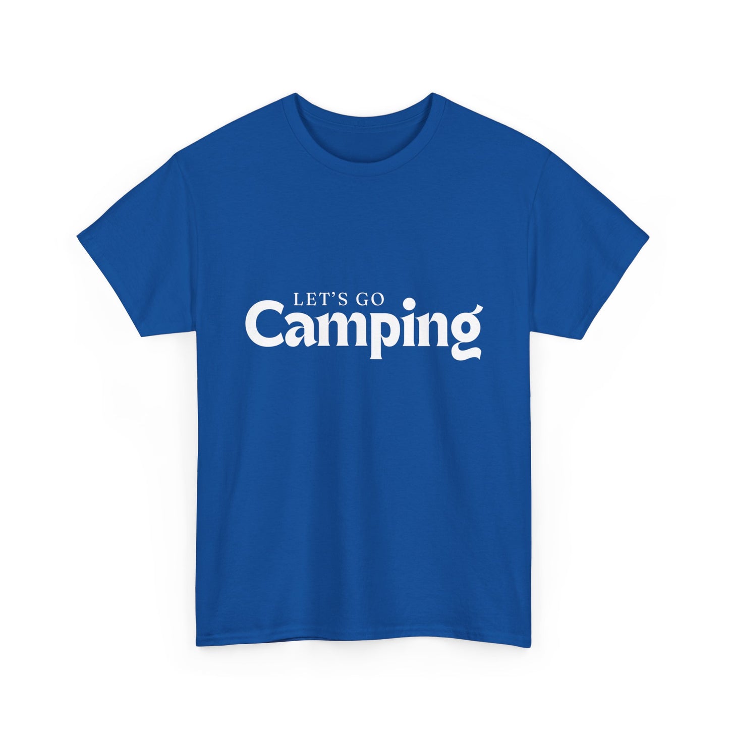 "Let's go camping" Unisex Cotton Tee