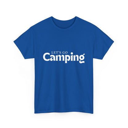 "Let's go camping" Unisex Cotton Tee