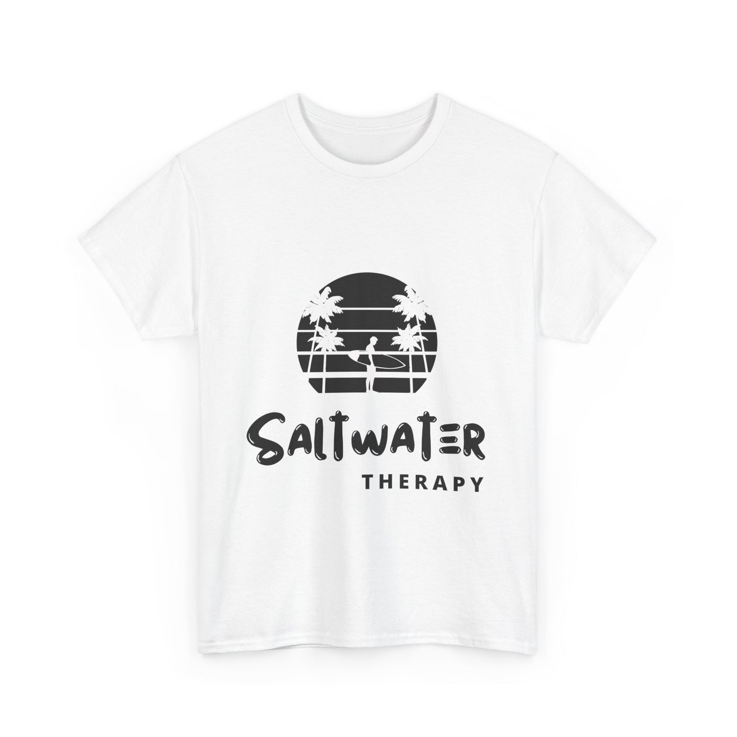 "Saltwater therapy. " Unisex Cotton Tee