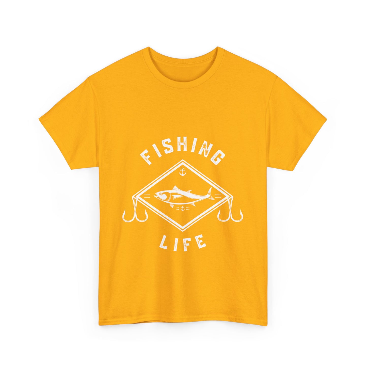 "Fishing life" Unisex Cotton Tee