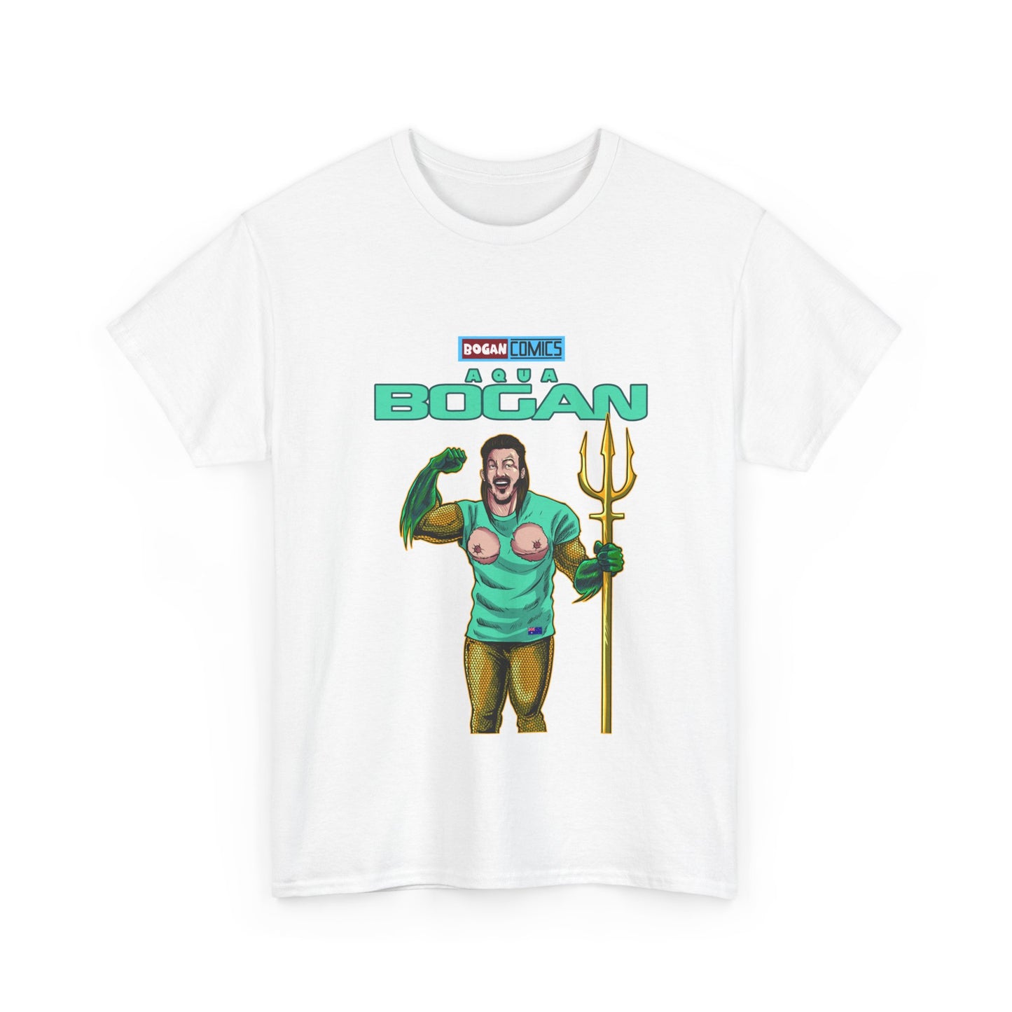 "Aqua bogan" Unisex Cotton Tee