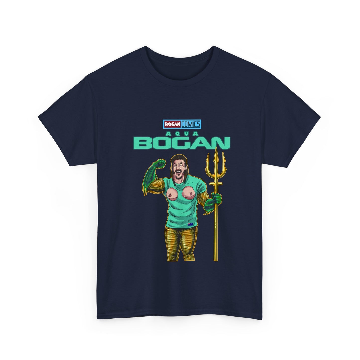 "Aqua bogan" Unisex Cotton Tee