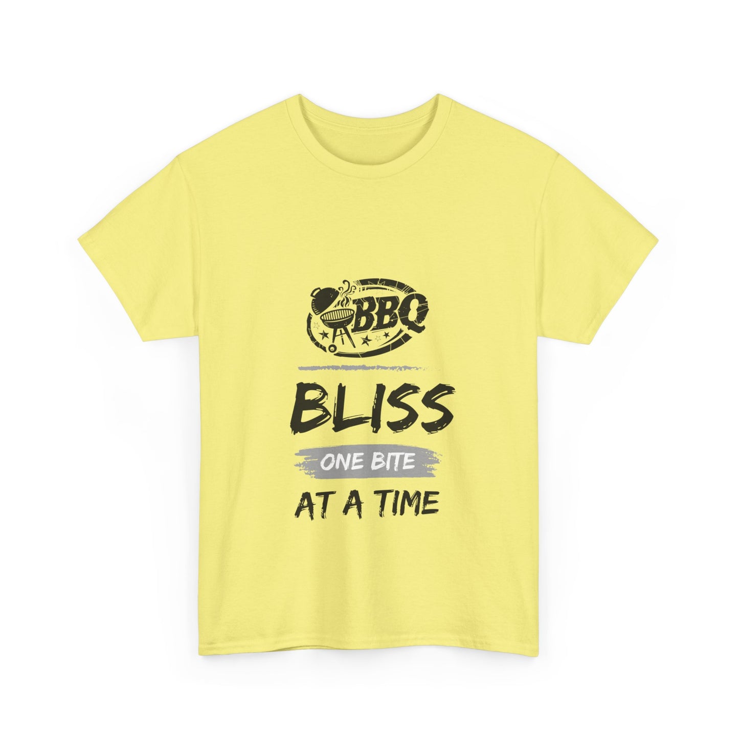 "BBQ bliss, one bite at a time." Unisex Cotton Tee