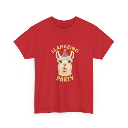 "Llamazing party" Unisex Cotton Tee