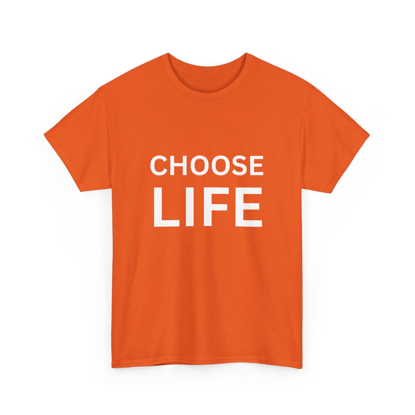 "Choose life" Unisex Cotton Tee