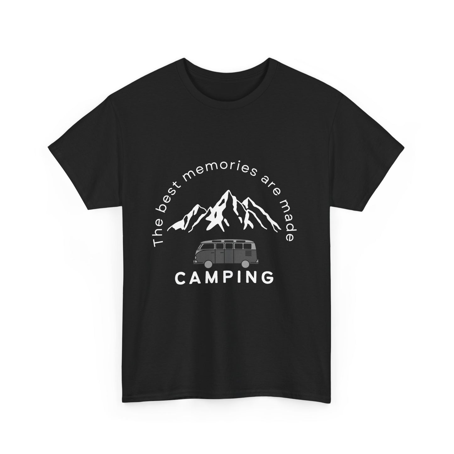 "The best memories are made camping" Unisex Cotton Tee