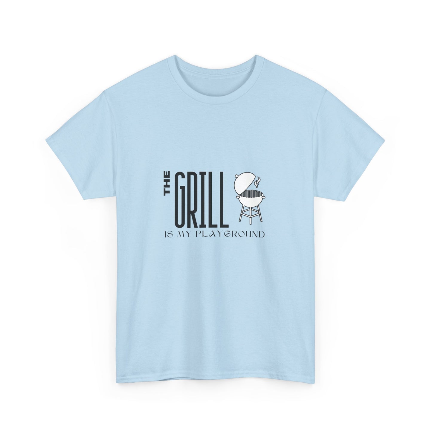 "The grill is my playground." Unisex Cotton Tee