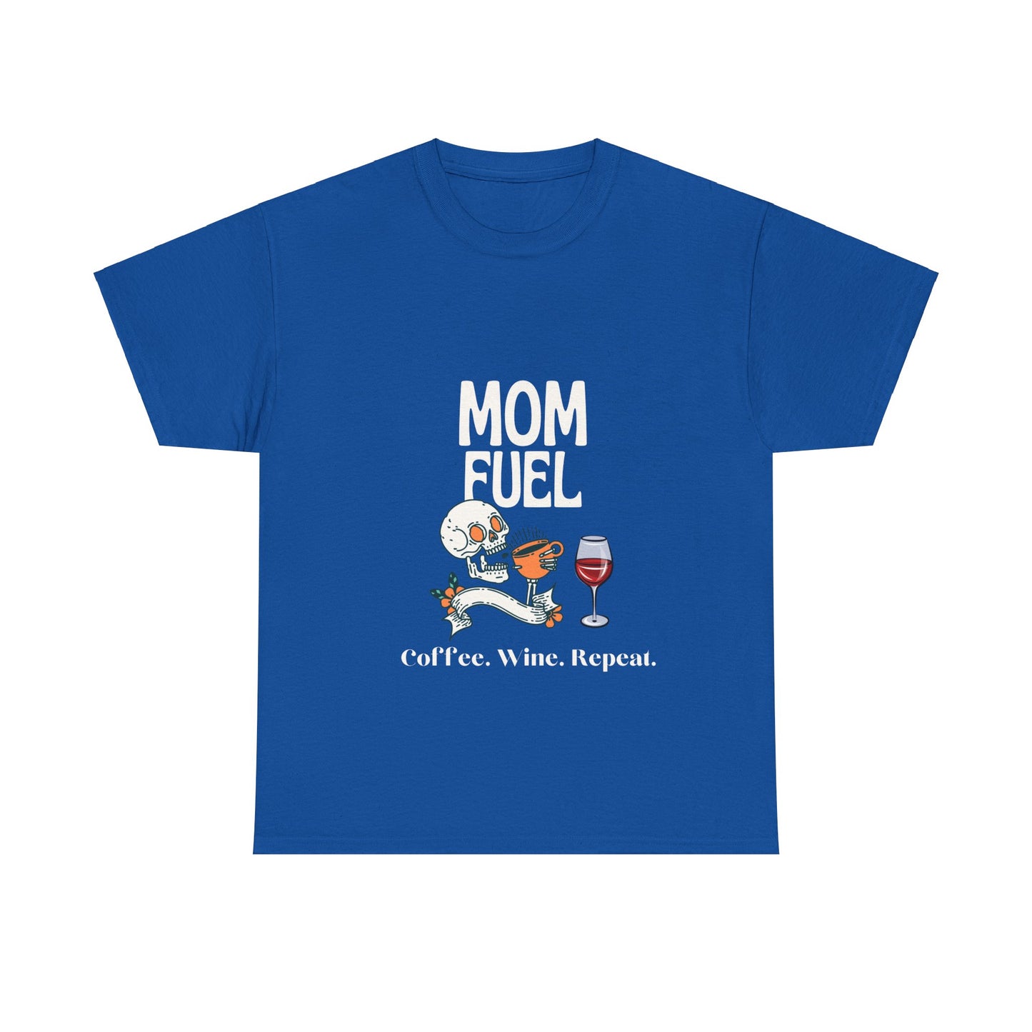 "Mom Fuel: Coffee, Wine, Repeat" Unisex Tee