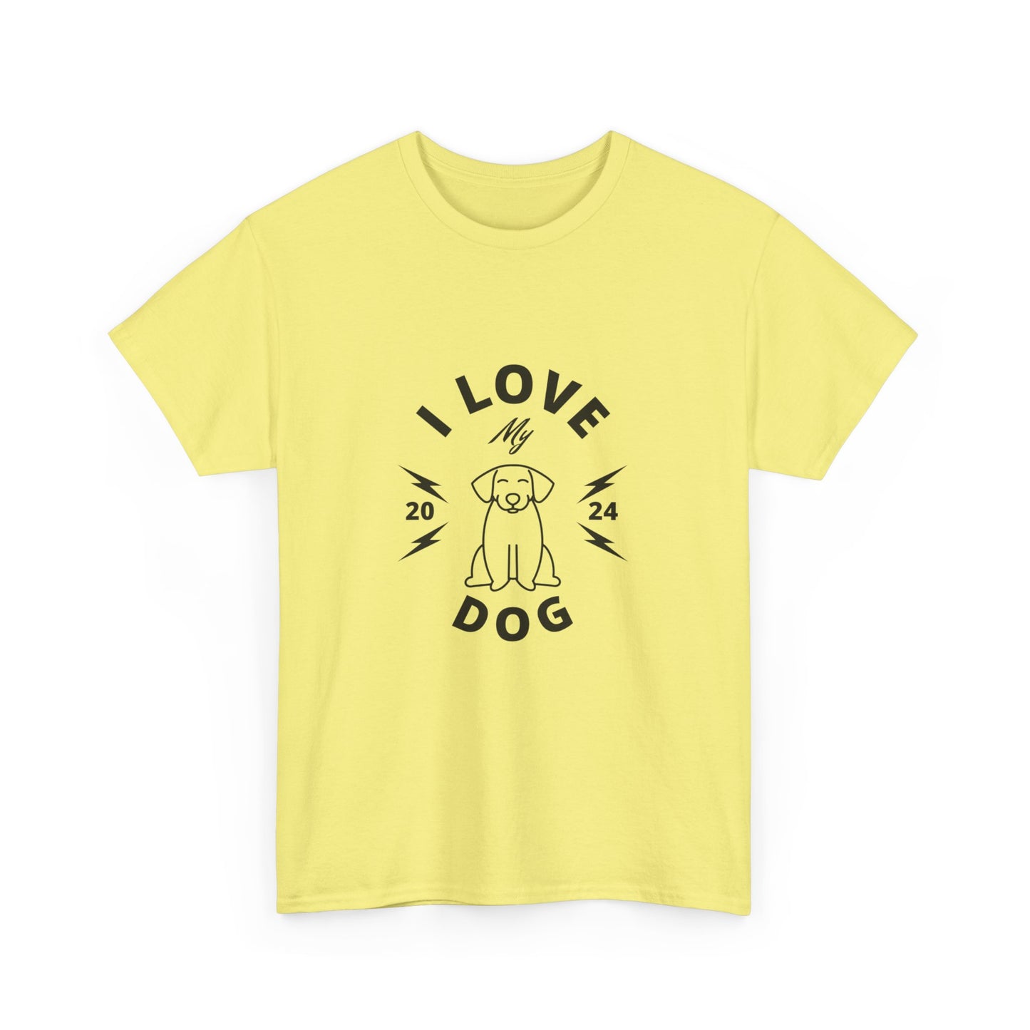 "I love my dog" Unisex Cotton Tee