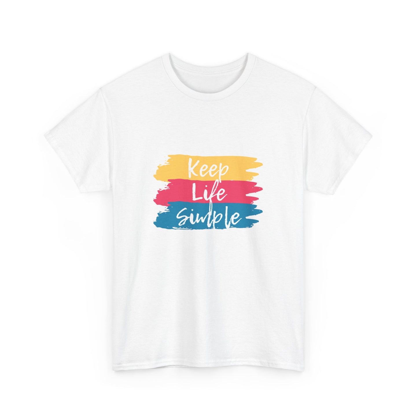 "Keep life simple" Unisex Cotton Tee