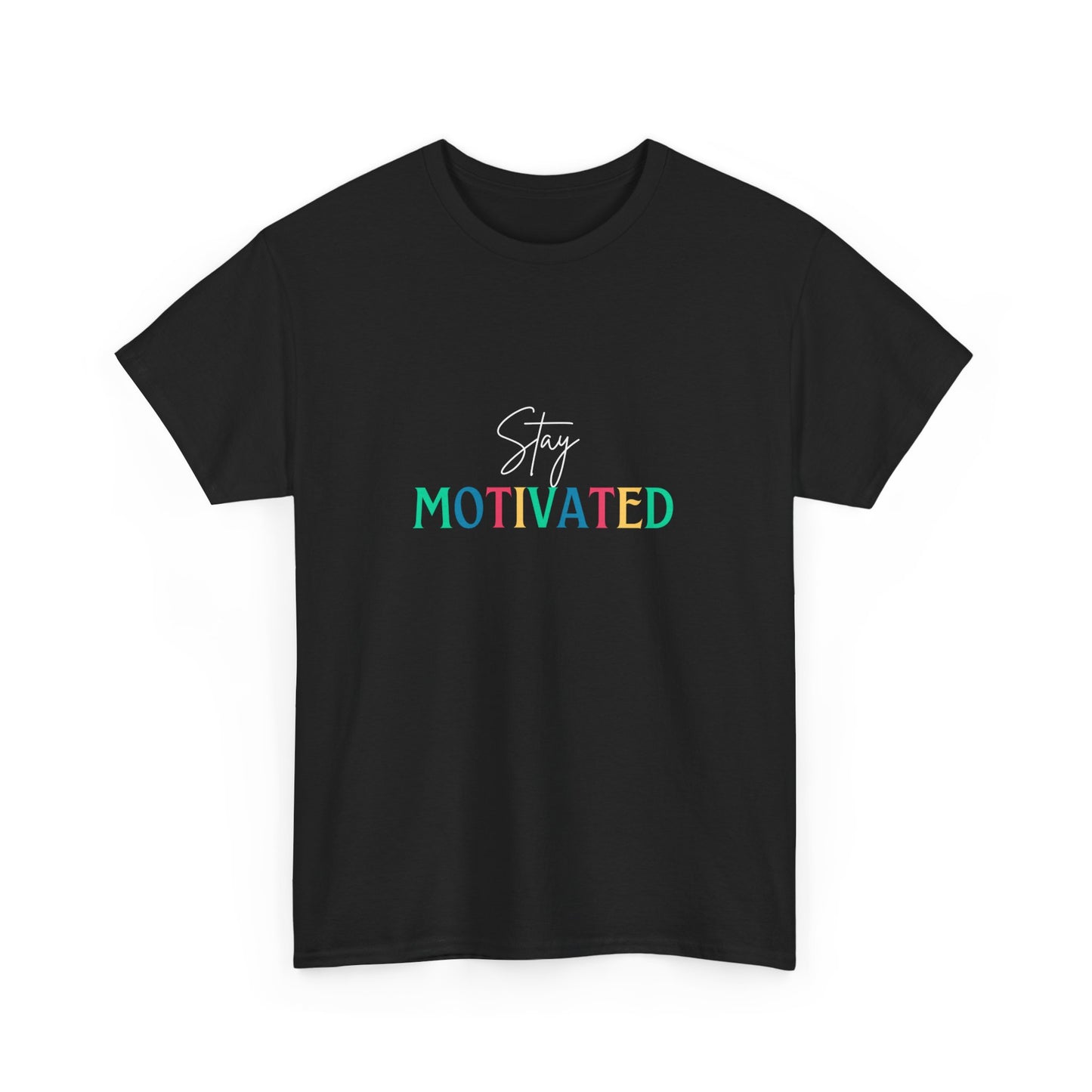 "Stay motivated" Unisex Cotton Tee