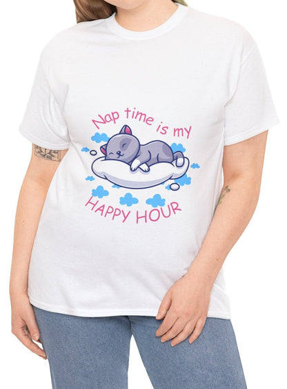 "Nap Time is My Happy Hour" Unisex Tee