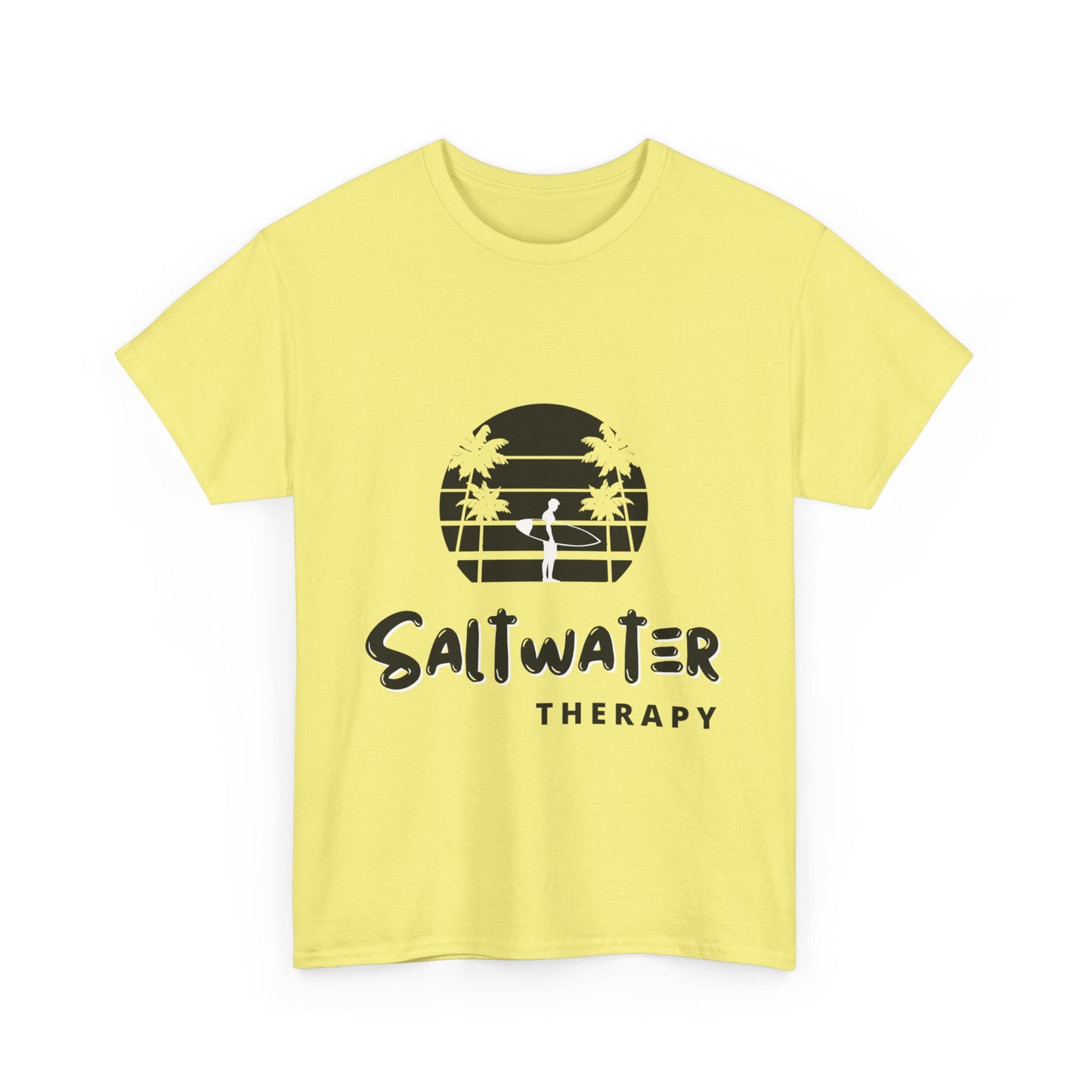 "Saltwater therapy. " Unisex Cotton Tee