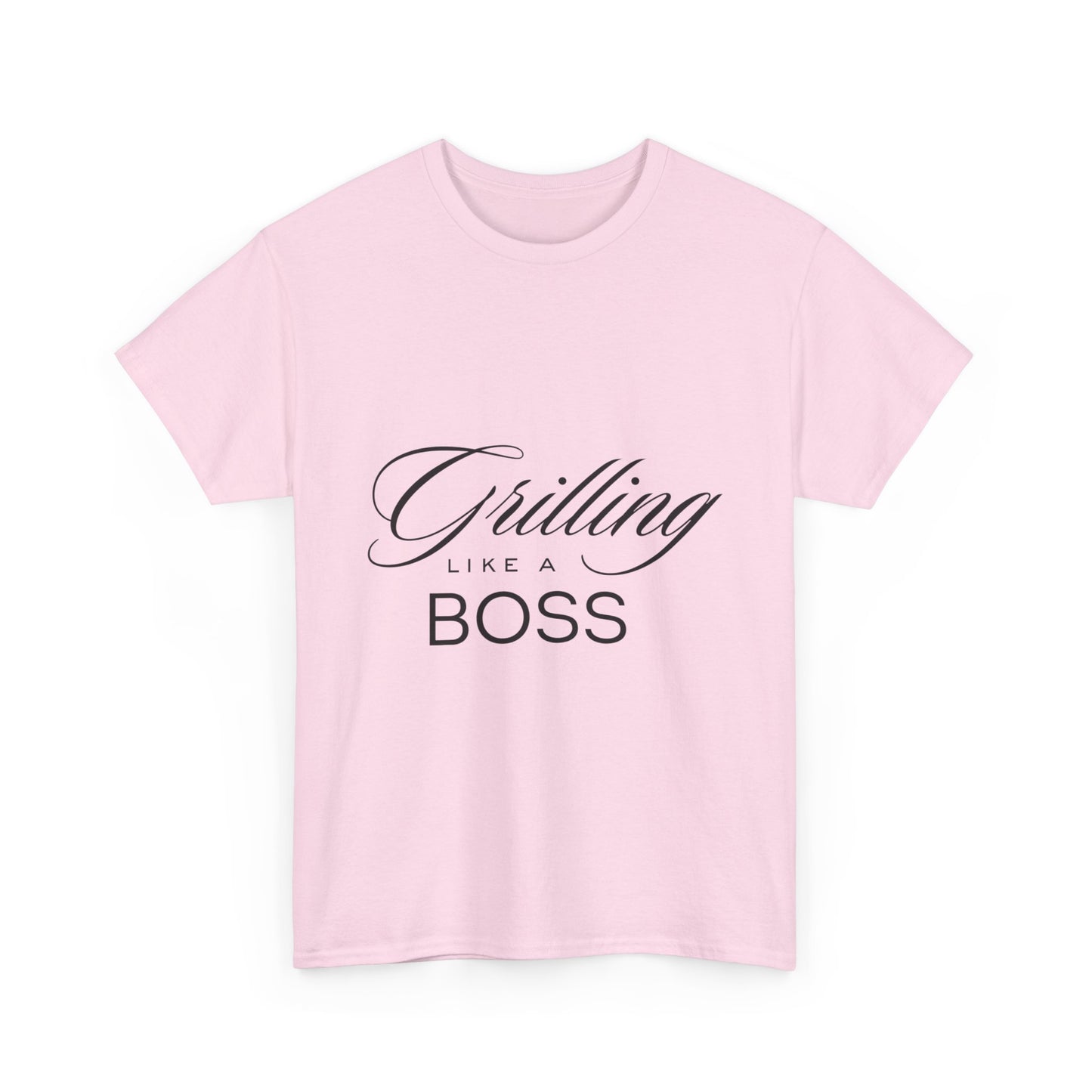 "Grilling like a boss." Unisex Cotton Tee