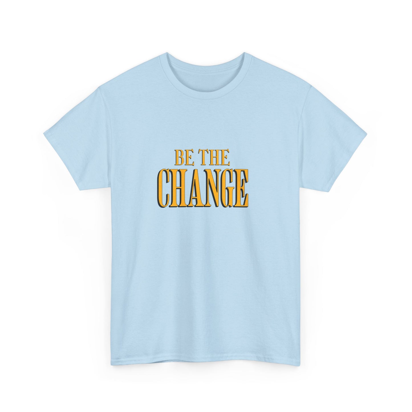 "Be the change" Unisex Cotton Tee