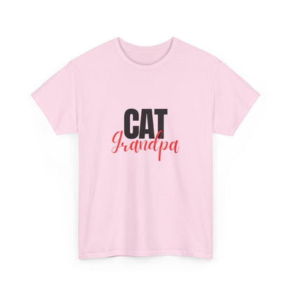 "Cat grandpa" Unisex Cotton Tee