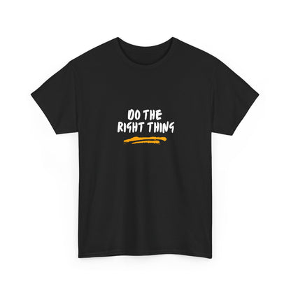 "Do the right thing" Unisex Cotton Tee