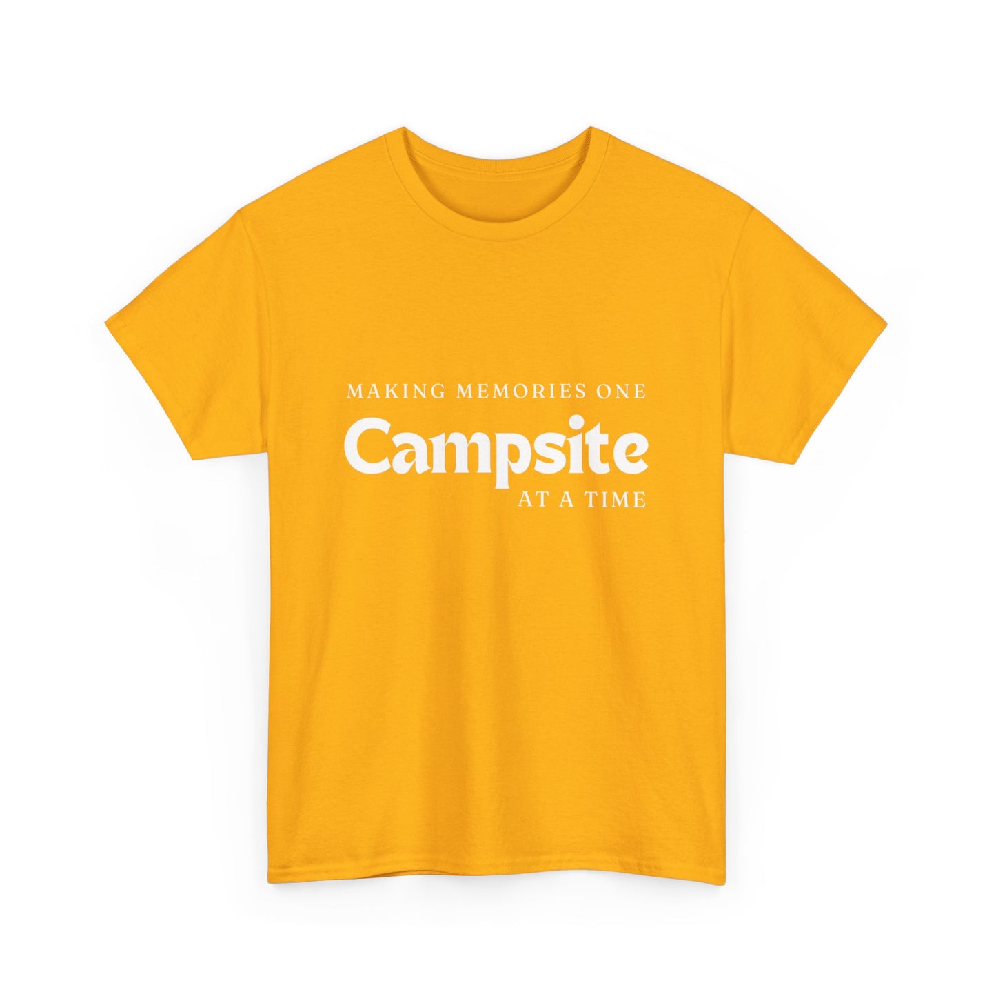 "Making memories one campfire at a time" Unisex Cotton Tee