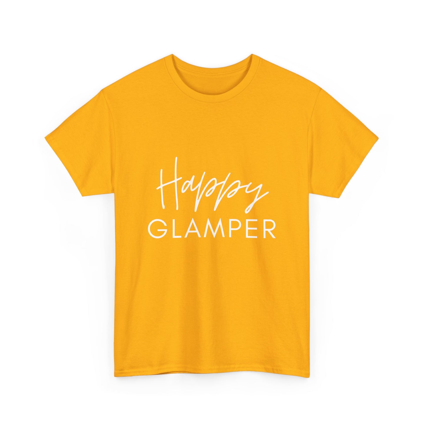 "Happy glamper" Unisex Cotton Tee