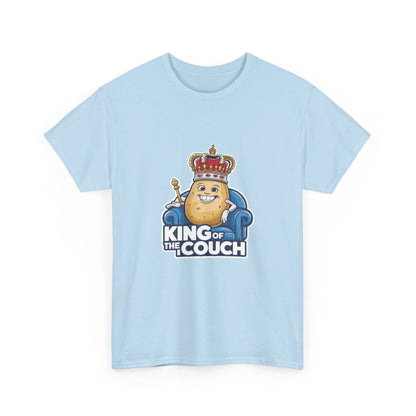 "King of the couch" Unisex Cotton Tee