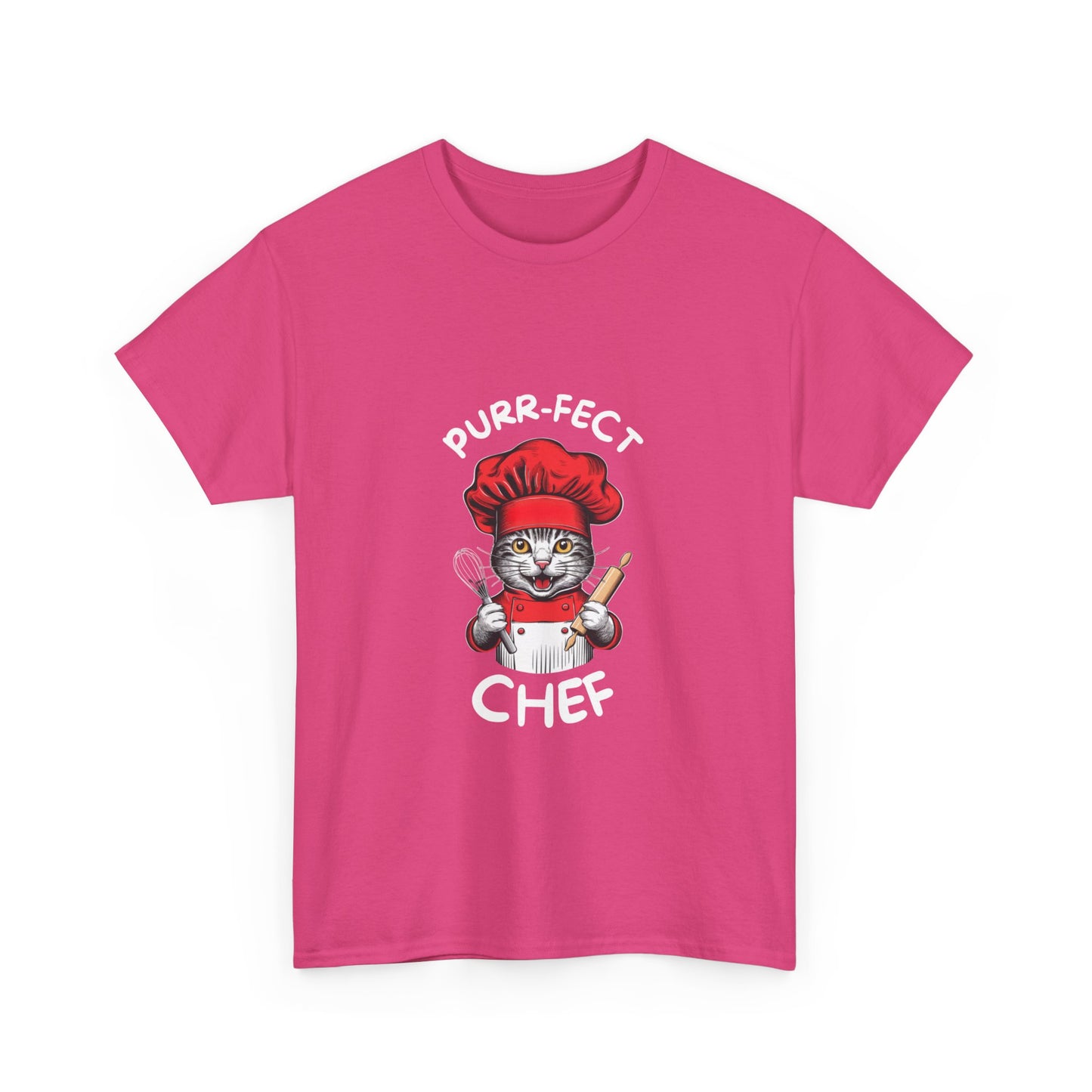 "Purr-fect chef" Unisex Cotton Tee