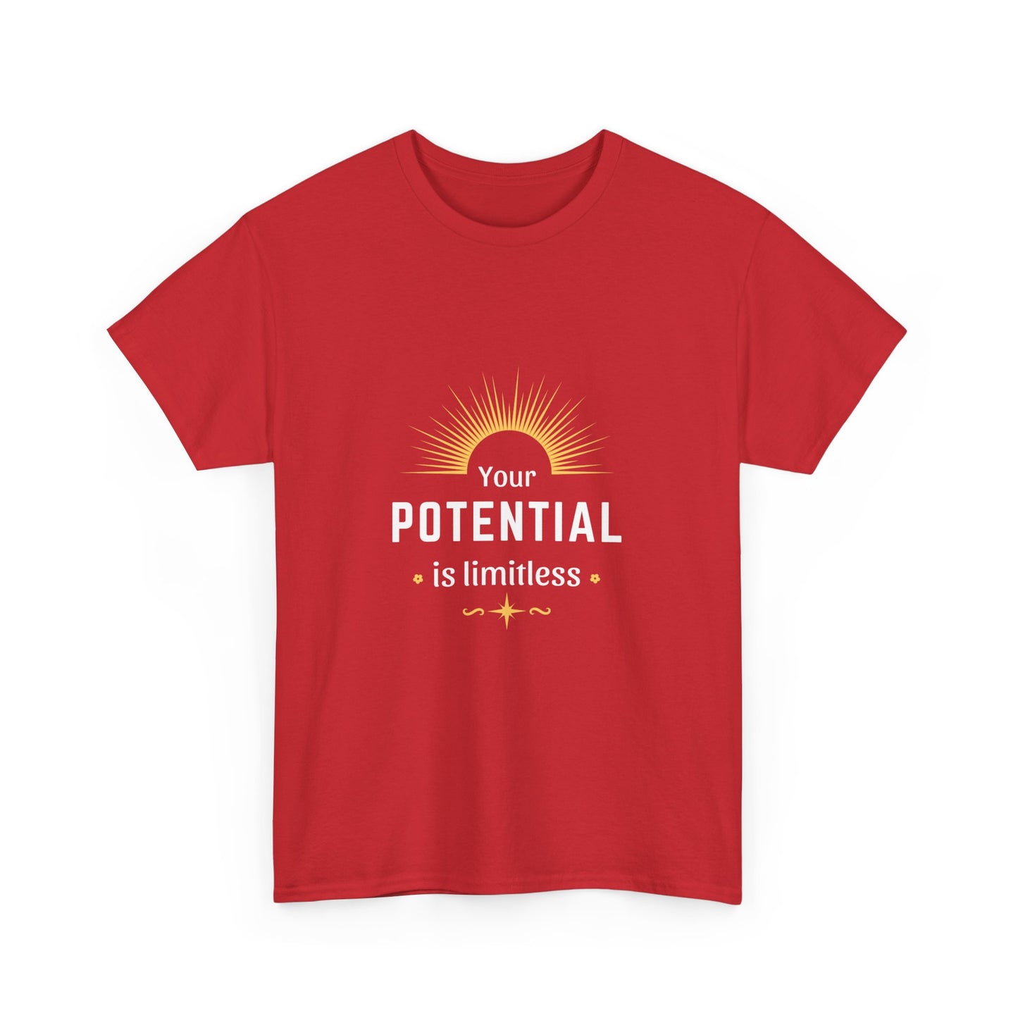 "Your potential is limitless" Unisex Cotton Tee