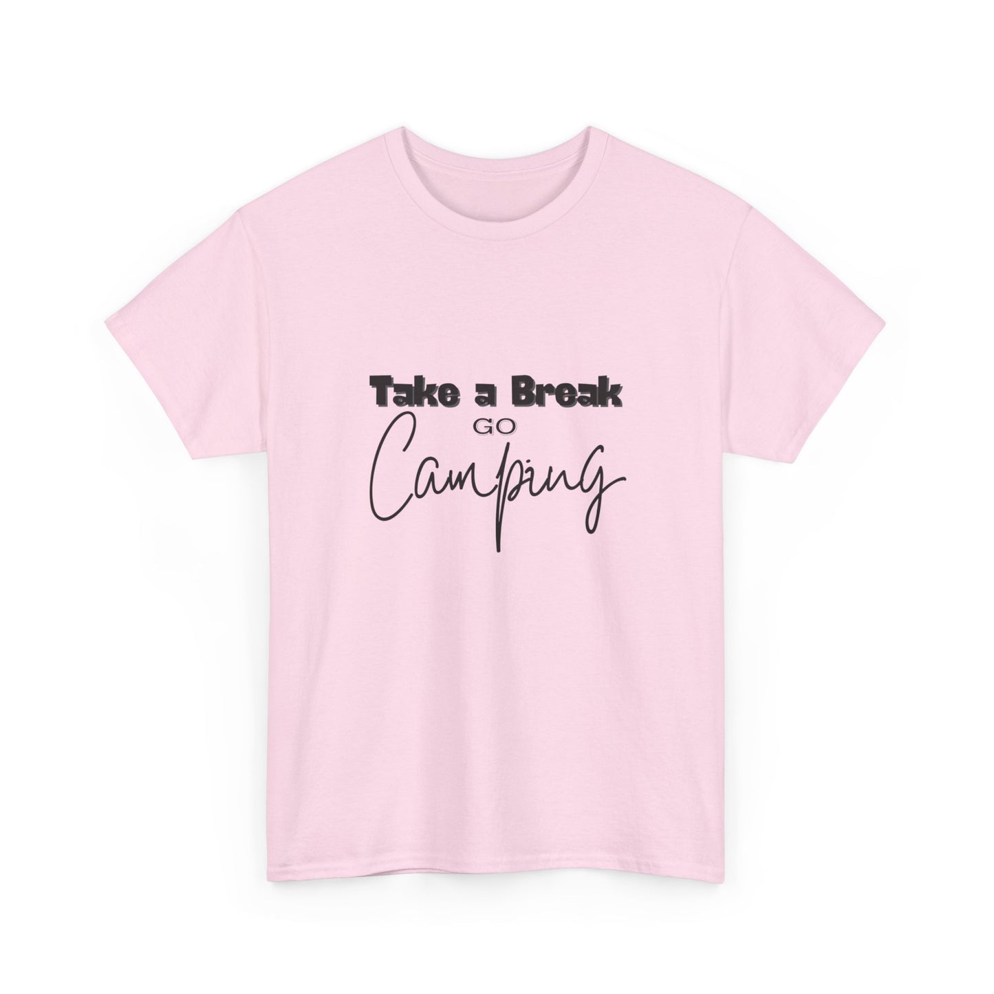 "Take a Break, Go Camping" Unisex Cotton Tee