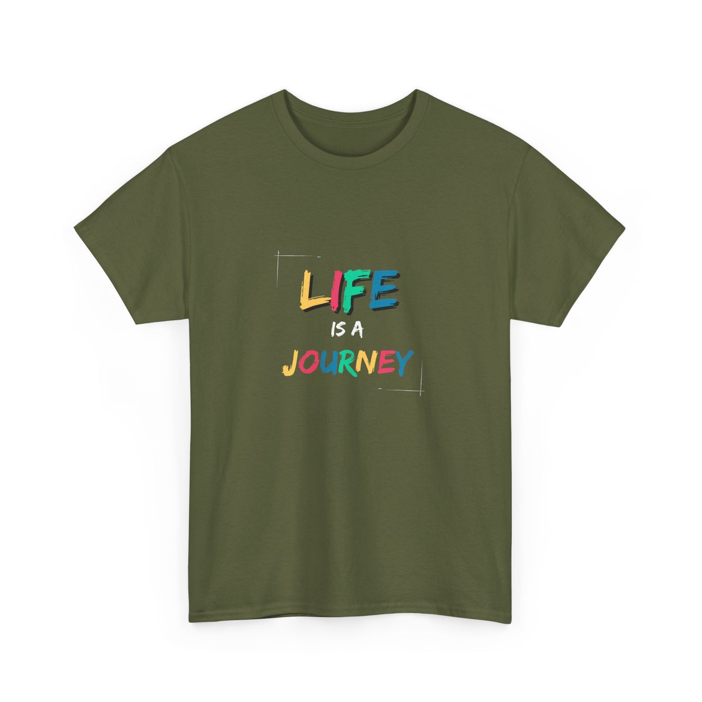 "Life is a journey" Unisex Cotton Tee