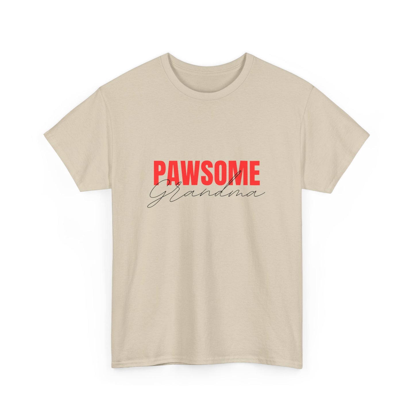 "Pawsome grandma" Unisex Cotton Tee