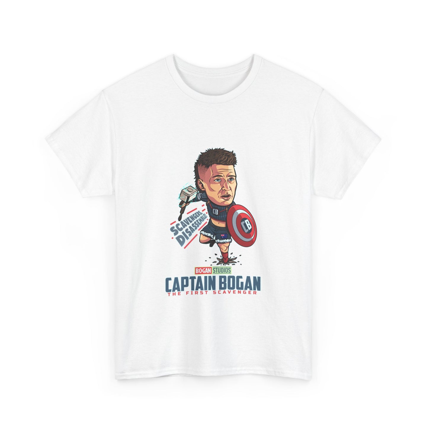 "Captain bogan" Unisex Cotton Tee