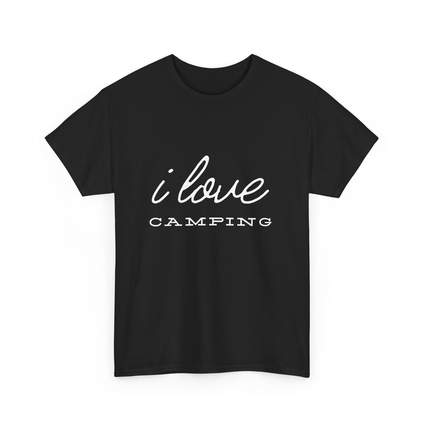 "I love camping" Unisex Cotton Tee