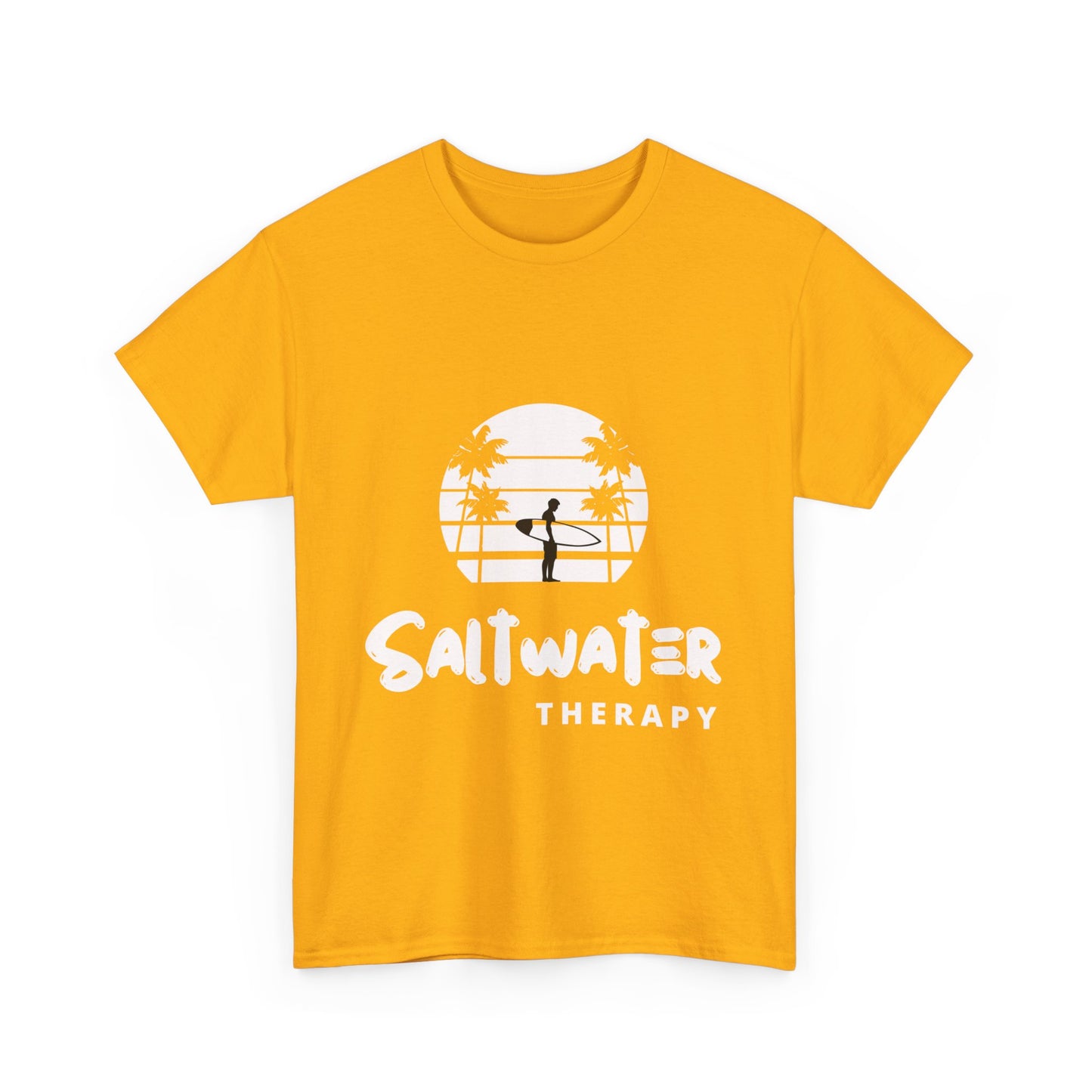 "Saltwater therapy. " Unisex Cotton Tee