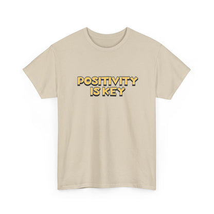 "Positivity is key" Unisex Cotton Tee