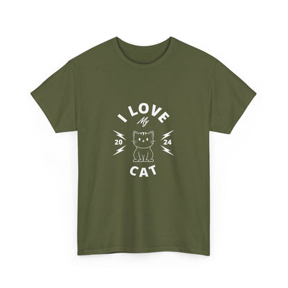 "I love my Cat" Unisex Cotton Tee