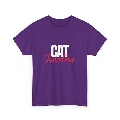 "Cat grandma" Unisex Cotton Tee